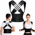Adjustable X-cross back posture corrector
